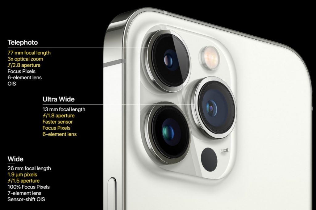 مشخصات دوربین Apple iPhone 13 Pro Max